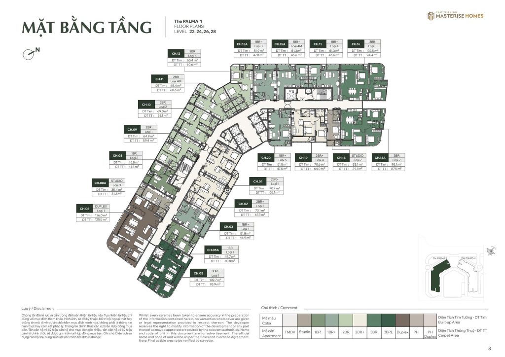 Tầng 22,24,26,28