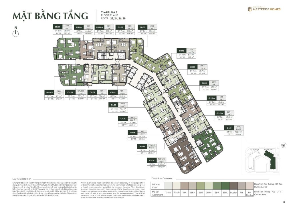 Tầng 22,24,26,28