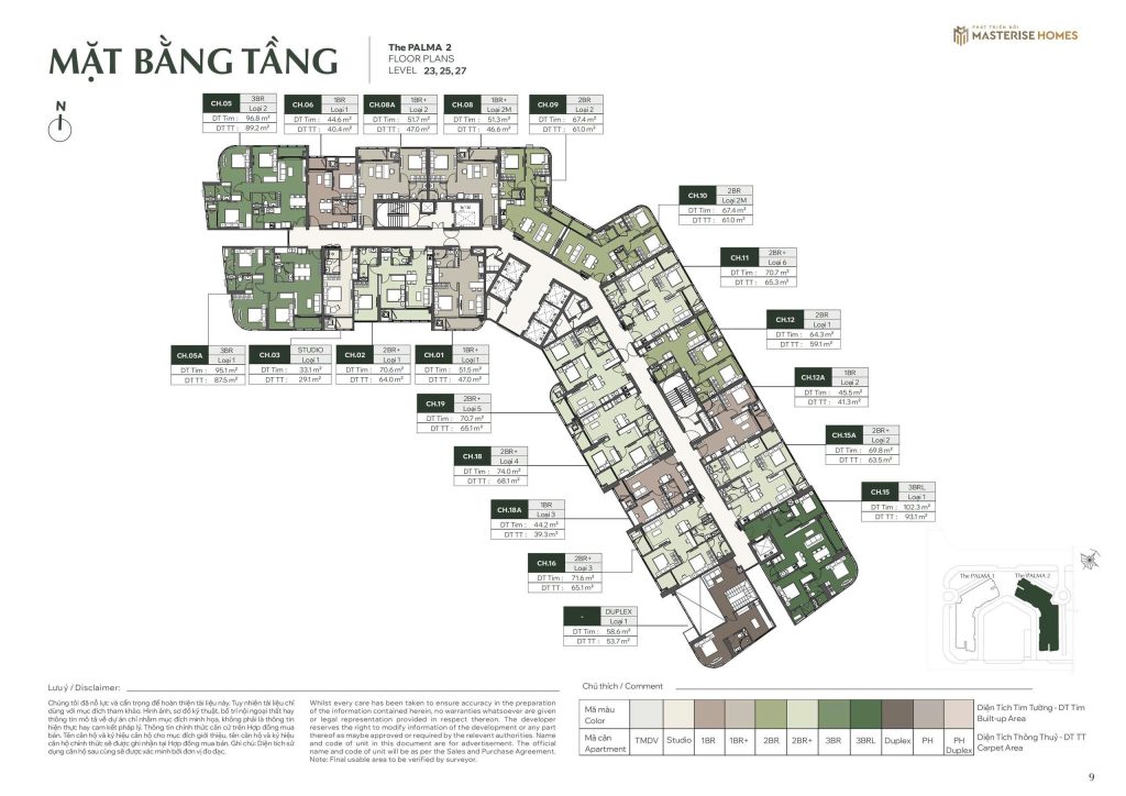 Tầng 23.25.27