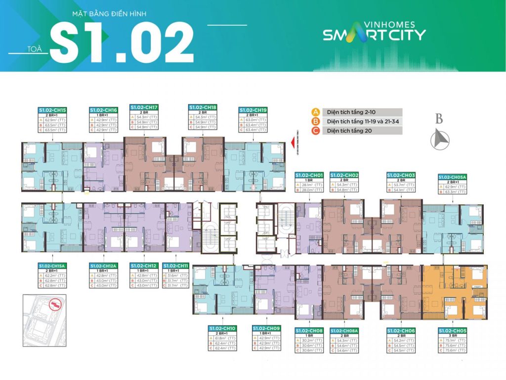 mat bang toa s102 vinhomes smart city
