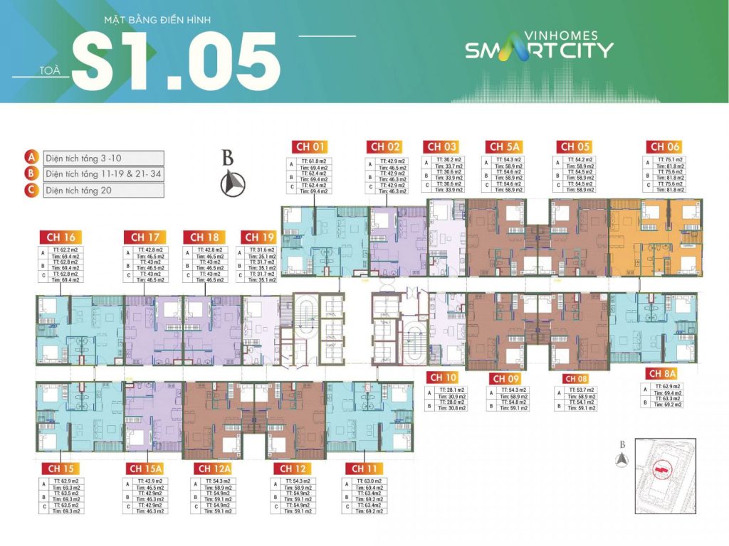 mat bang toa s105 vinhomes smart city
