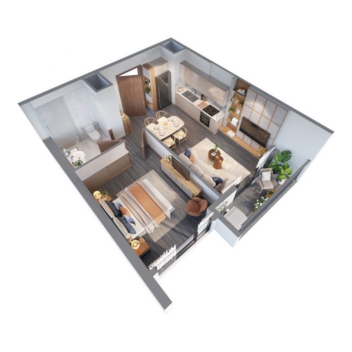 mat bang can ho 1pn r101 vinhomes ocean park
