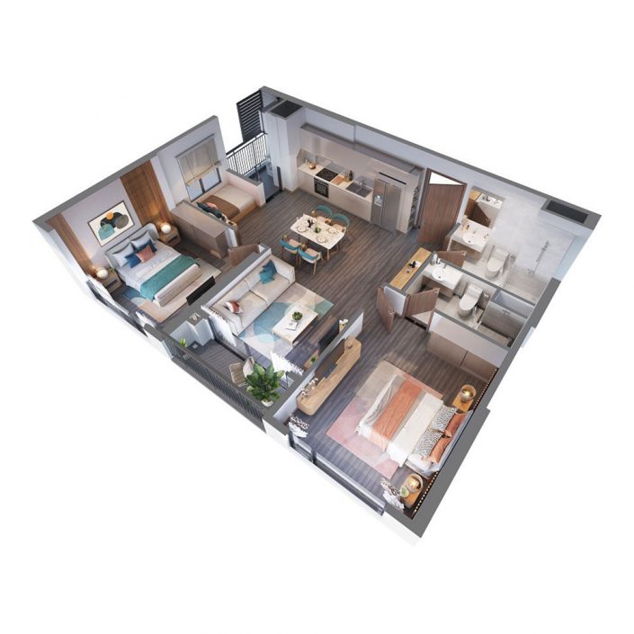mat bang can ho 2pn1 r101 vinhomes ocean park