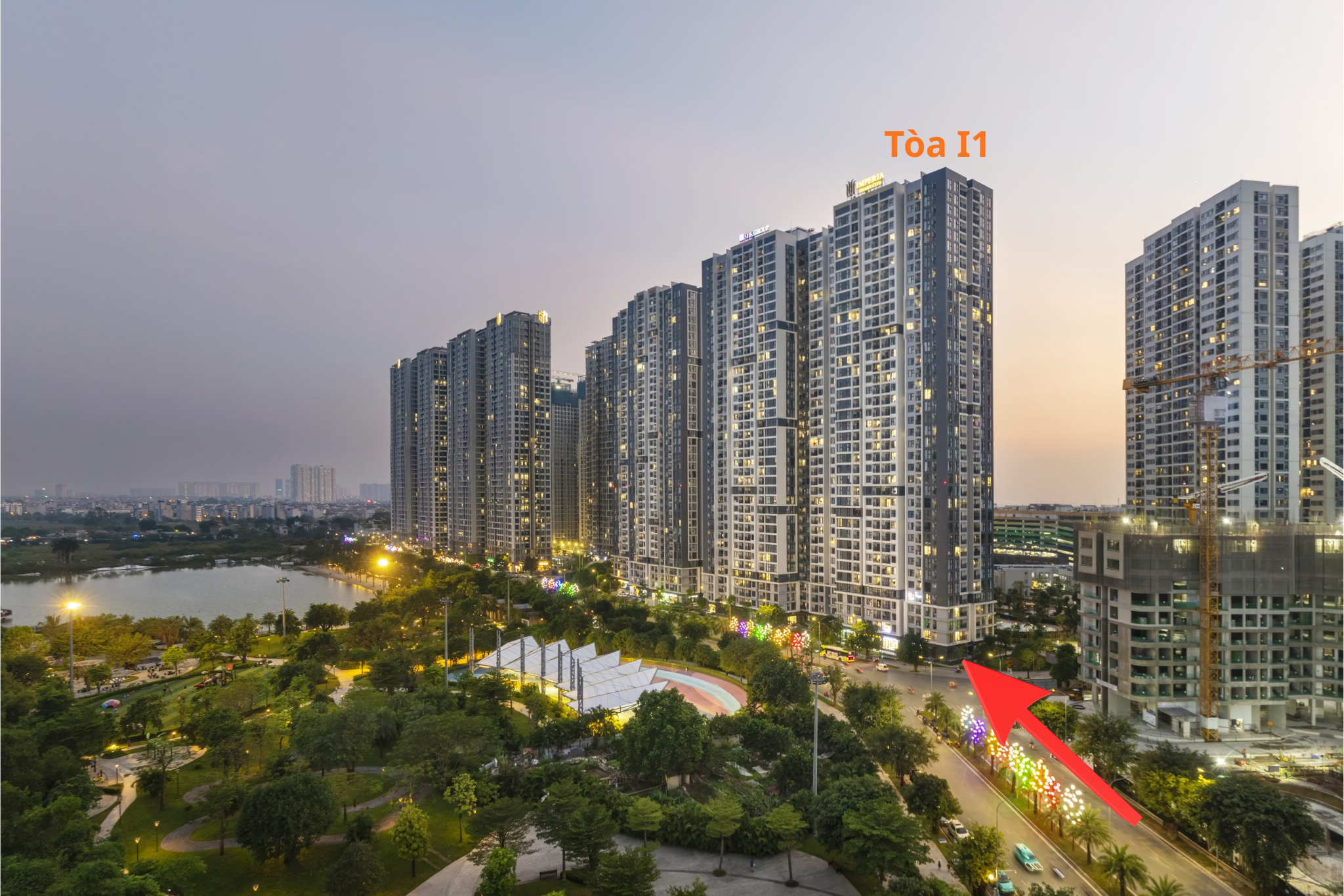 toa-i1-vinhomes-smart-city-va-tuyen-duong-dam-trong-phong-thuy